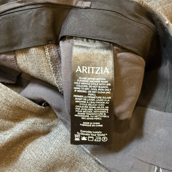 Aritzia Agency Pant (Curve Fit) | Heather Charcoal - Picture 7 of 11